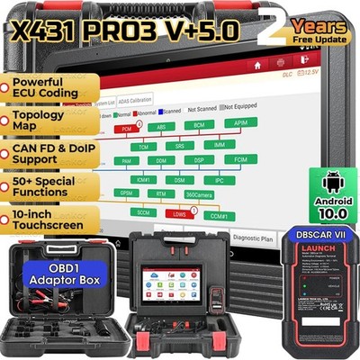 2026 LAUNCH X431 PRO3 V+ 5.0 KFZ OBD2 Diagnosegerät Profi BT Scanner ALLE SYSTEM