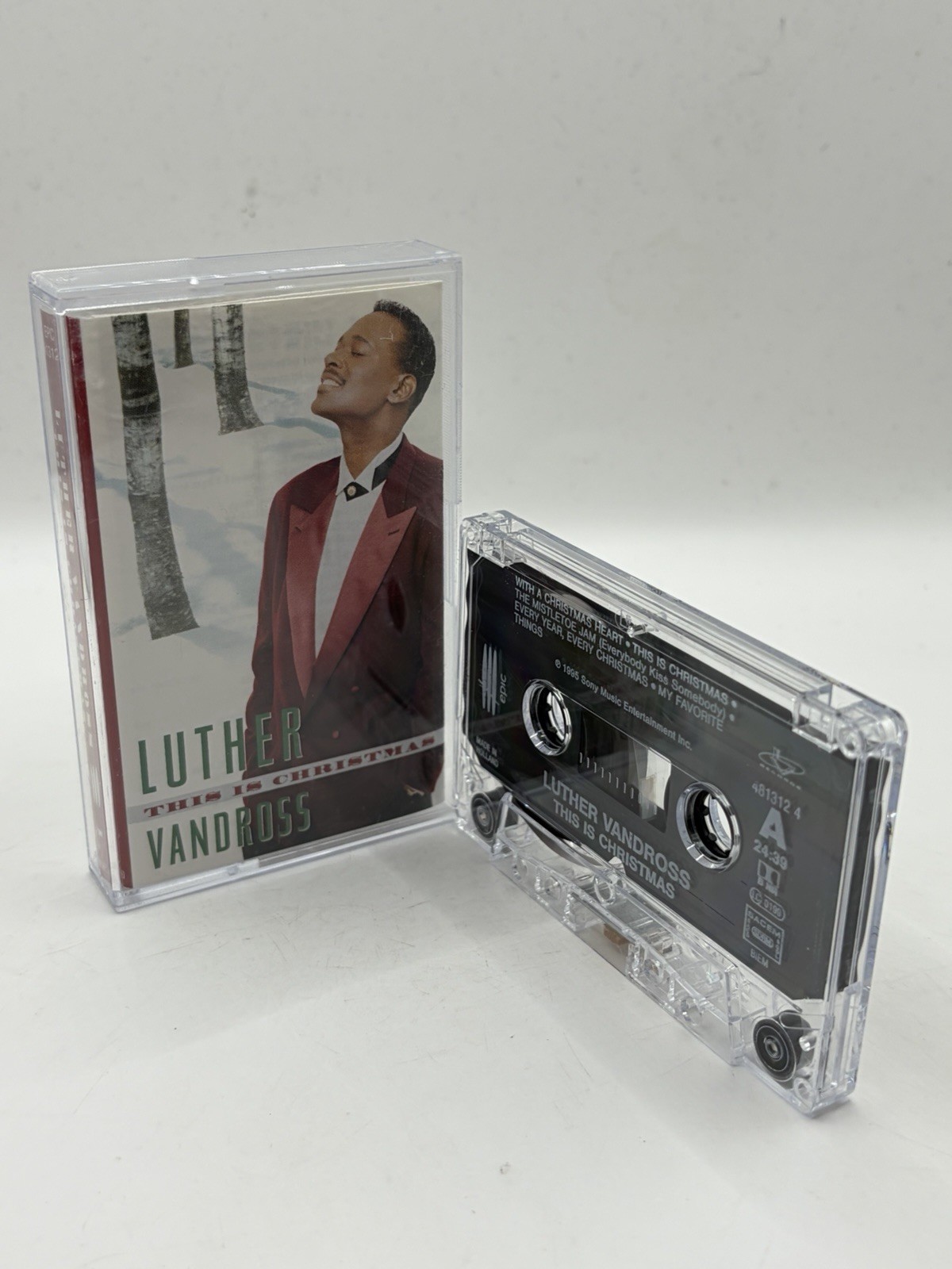Luther Vandross This Is Christmas Cassette Tape Album Festive Music
