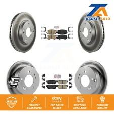 Front Rear Ceramic Pad Coat Disc Brake Rotor Kit For Hyundai Tucson Kia Sportage
