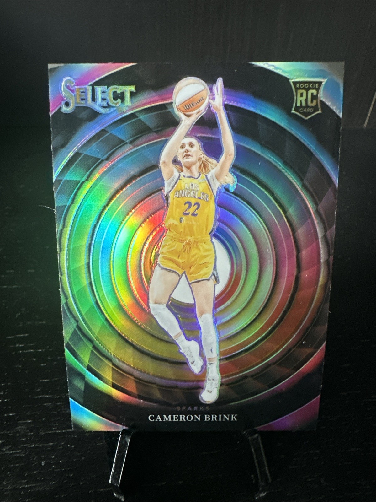 2024 Panini Select WNBA - Cameron Brink #2 Rookie Color Wheel Case Hit SSP