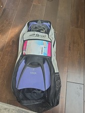 Aqua Lung Sport, pinne da trekking, Island Dry Snorkeling, maschera Diva 1 LX taglia - SM