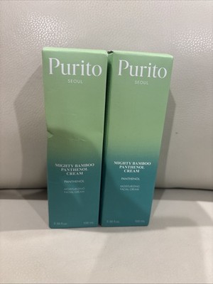 Purito Mighty Bamboo Panthenol Cream 100 mL 3.38 oz 2-Pack Moisturizing BB 04/28