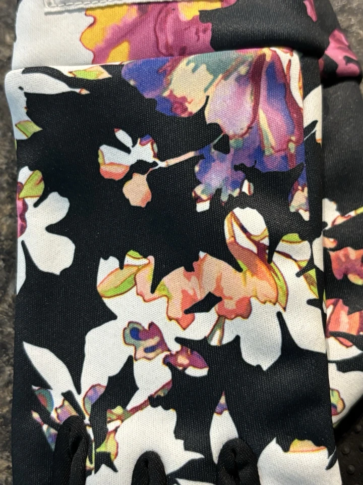 Burton Gloves Youth Size M Touch and Go Winter Snow Ski Floral New without Tags - Image 3 of 4