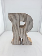 Home Decor Wood 8" Letter R Sign Wall Decor Farmhouse Free Shipping