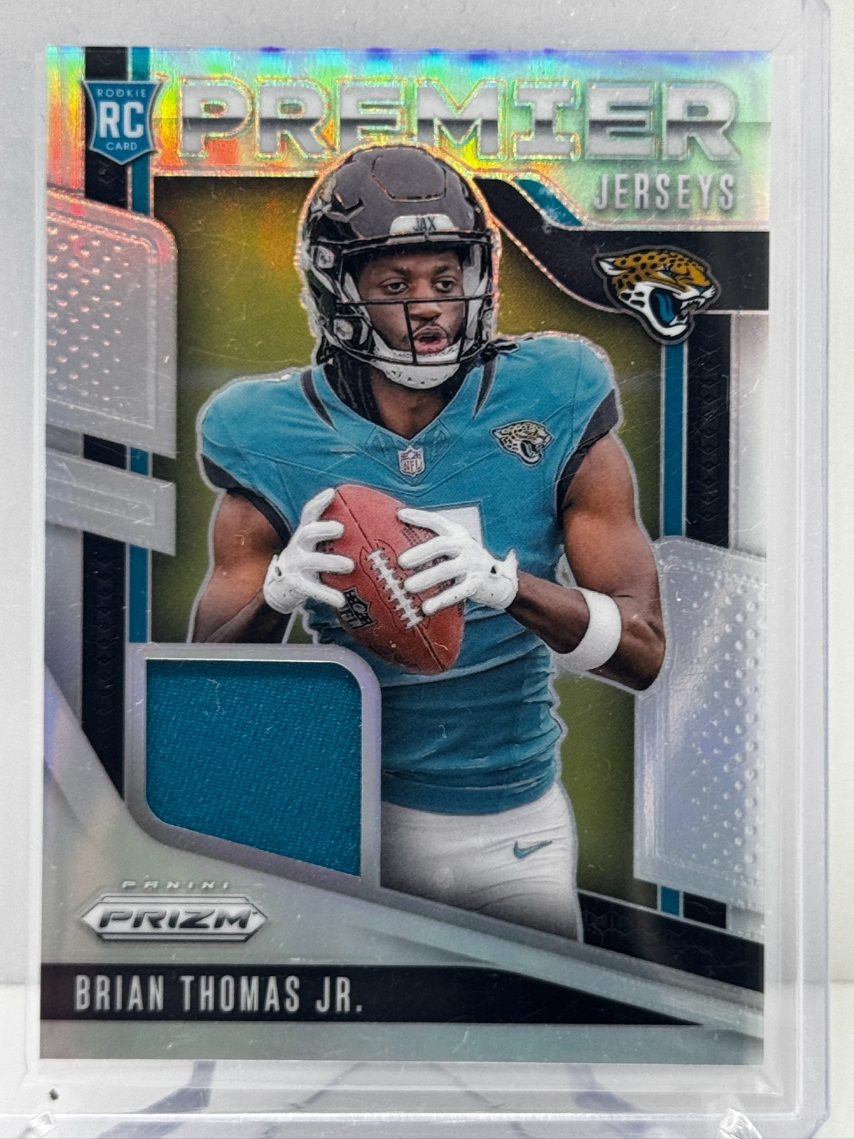 Brian Thomas Jr. - 2024 Panini Prizm - Premier Jerseys #PJ-BTJ (MEM, RC)