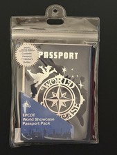 Disney Parks Epcot World Showcase Passport Pack Button & Stickers **New