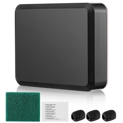 Saillong Transducer Mounting Plate Kit, 25mm 4.3 x 3.5 Inch, Black