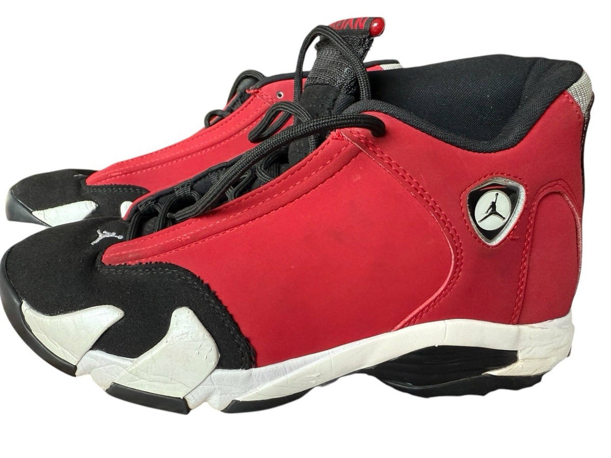 air jordan 14 retro black gym red
