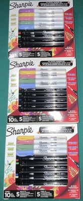 Sharpie S-Note 10ct Creative Permanent Marker Set, Bullet & Chisel Tips, Multi