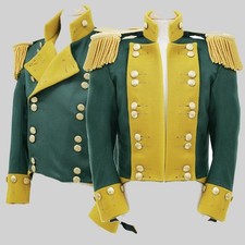 Green wool full dress officers frock , green officers frock for sale