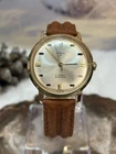 Vintage Men’s Gold Tone Timex 21 Man Wind Watch.  Running