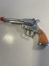 Cap Gun Halco Hubley Pink Grip Handle Cowgirl Pistol Six Shooter Toy Working