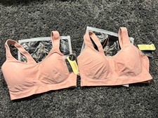 NEW 2 LOT Truekind By Shapermint Daily Comfort Wirefree Shaper Bra Color Rose XL