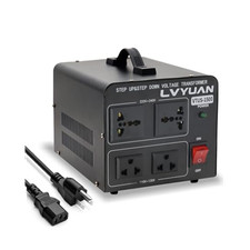 LVYUAN 1500W Voltage Transformer, Step Up/Down Converter 110V-240V