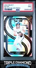 2024 Panini Select Bo Nix Rookie Premier Level Silver Die-Cut Prizm PSA 9 Q850