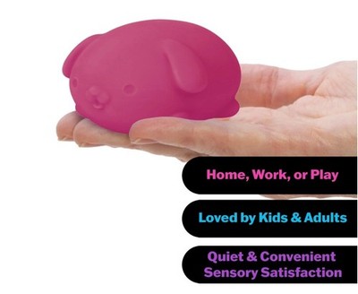Pink Schylling NeeDoh Funky Pup Squishy Dog  Sensory Toy Fidget 