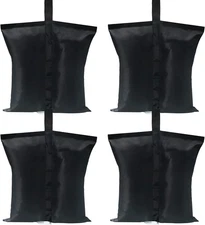 Canopy Weights 120 LBS Gazebo Tent Sand Bags,4Pcs-Pack (Black)