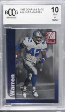 1999 Donruss Elite Chris Warren #042 BCCG 10 Mint or Better 2u3