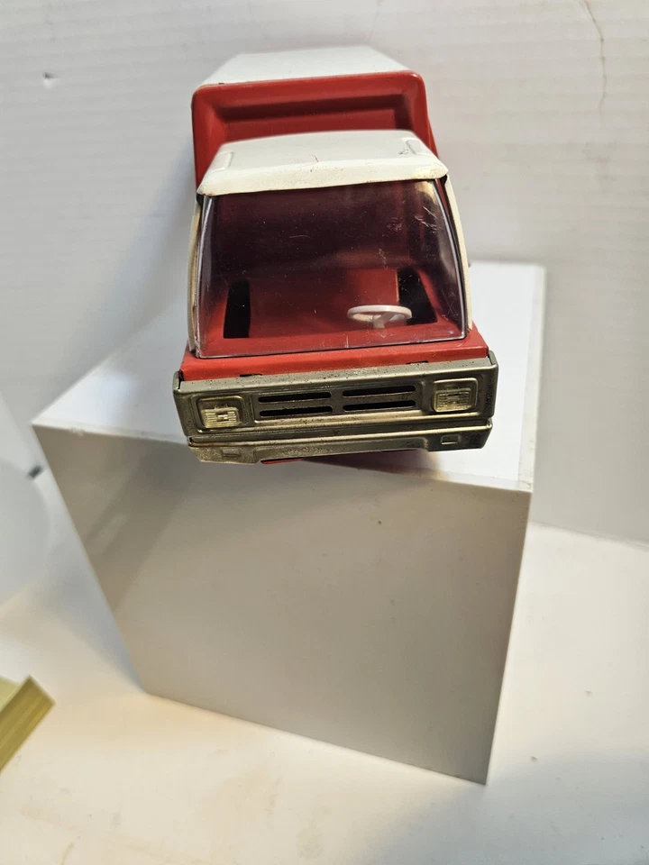 Camión de reparto Buddy L Coca Cola 1970 vintage Japón acero rojo coche coleccionable Foto 2 de 4