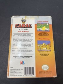 Cabal Dare the Danger Nintendo NES Complete CIB Mint Gold Seal