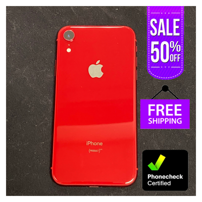 【美品】Apple iPhone XR レッド 64ギガ Apple iPhone XR 64GB Unlocked Black, Red, Coral - Verizon, AT&T