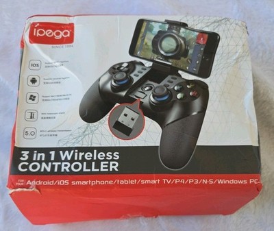 Ipega BT5.0 3 In 1 Wireless Controller, Multiplatform Compatible, Damaged Box