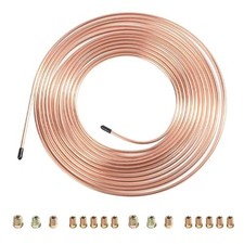 Glsowee 25ft Of 316 Brake Line Kit Flexible Zinc Plated Inch Gold Glsowee 25ft Of 316 Brake Line Kit Flexible Zinc Plated Inch Gold