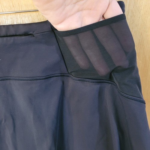 Athleta Match Point Skort Black Tennis Golf Skirt Size Medium Pickleball - Picture 5 of 8