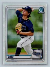 2020 Bowman Draft Chrome Refractor JJ Goss #BD-40 Tampa Bay Rays