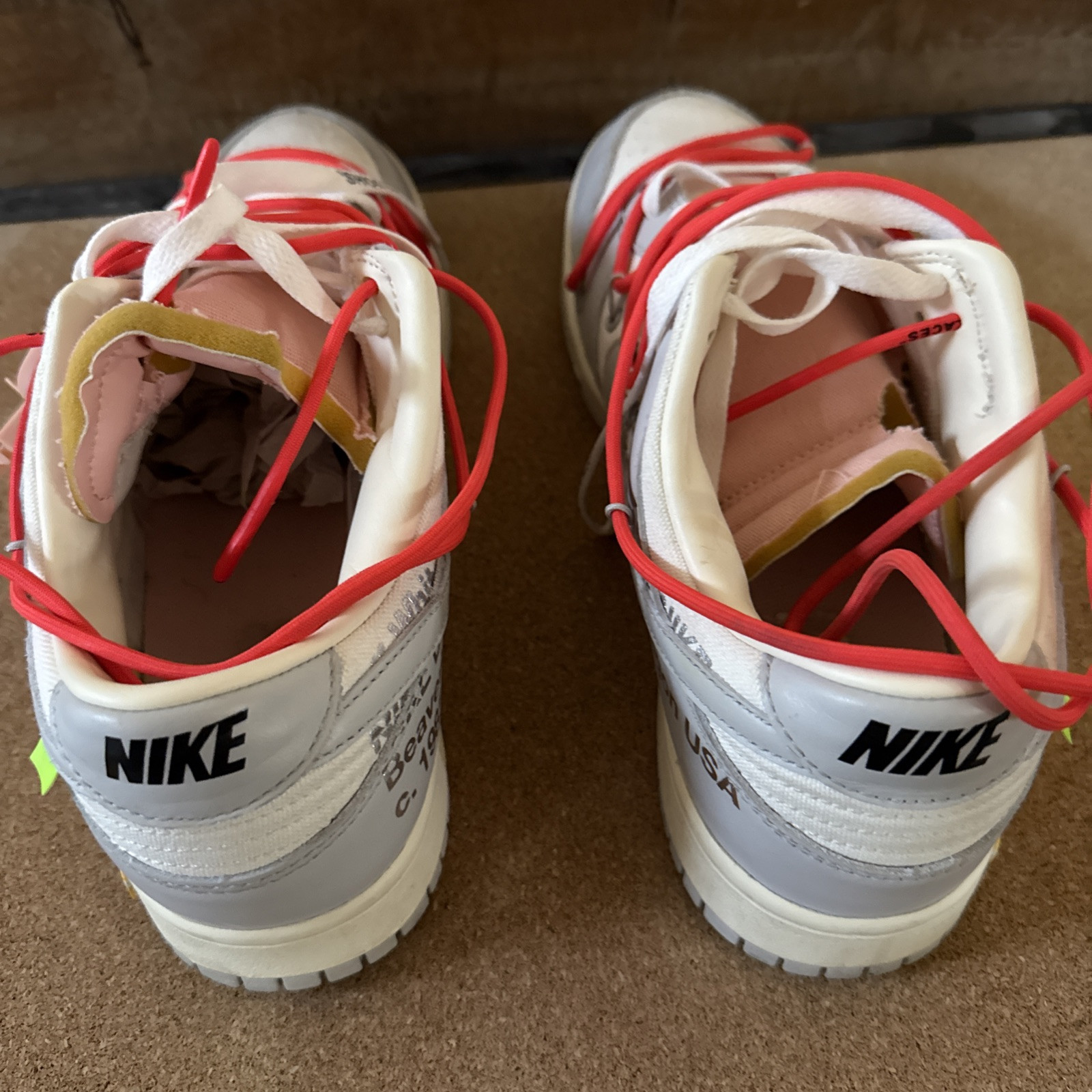 OFF WHITE X NIKE Taglia 12 Nike Off White x Dunk Low Lotto 06 di 50