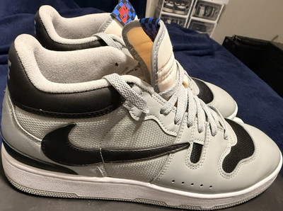 Nike Mac Attack Cactus Jack Gray/Black/White Mid Top Men's Custom Sneakers