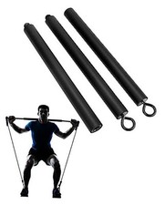 Resistance Band Bar Pilates Bar Home Gym Fitness Workout Bar for Strength