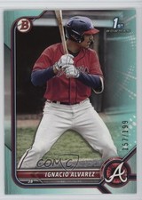 2022 Bowman Draft Aqua 157/199 Nacho Alvarez Jr Ignacio Alvarez #BD-125 1ej4