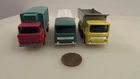 3 VINTAGE LESNEY MATCHBOX TRUCKS REFRIGERATOR BP & POINTER ERGOMATIC CAB ENGLAND