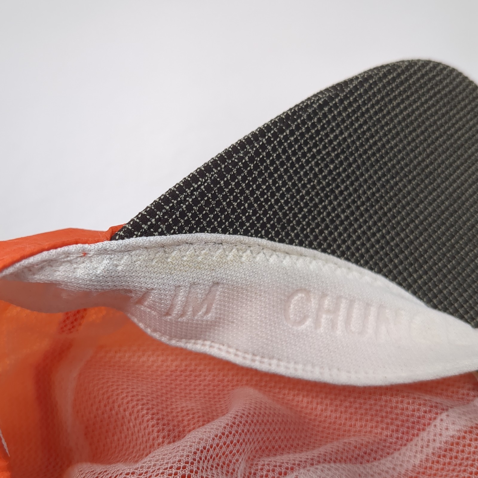 Michel Klein Un Chapeau 1985 Slideback Hat Orange One Size Colorblock