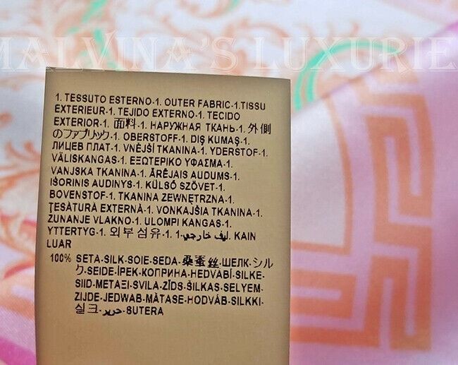 VERSACE SCARF SQUARE MULTI-COLORED PAISLEY PRINT FOULARD WOVEN SILK 36x36 thumbnail 8