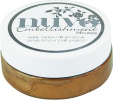 Tonic Studios NEM-810 Nuvo Embellishment Mousse-Cosmic Brown 2Pk 