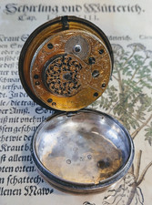 Rare 1812 Sterling Silver Verge Fusee Pocket Watch watchmaker John Smith London