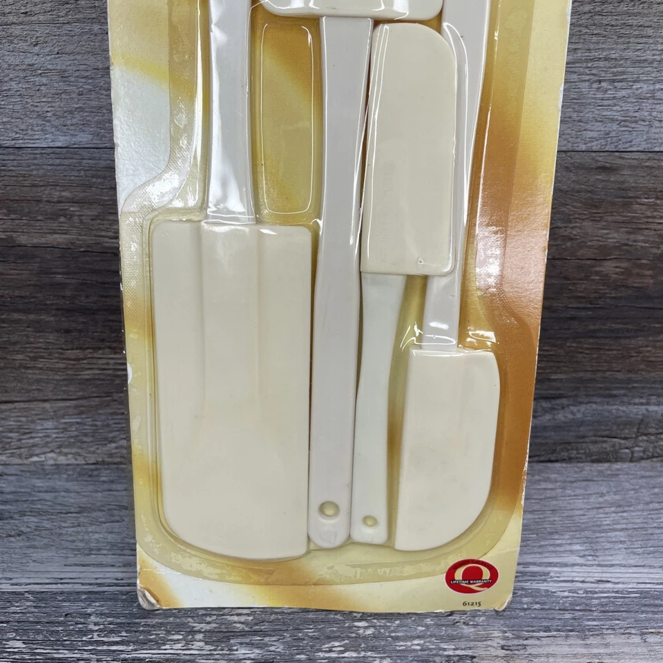 Juego de 4 espátulas vintage Sunbeam cuchillas flexibles aptas para lavavajillas 2004 Foto 3 de 4