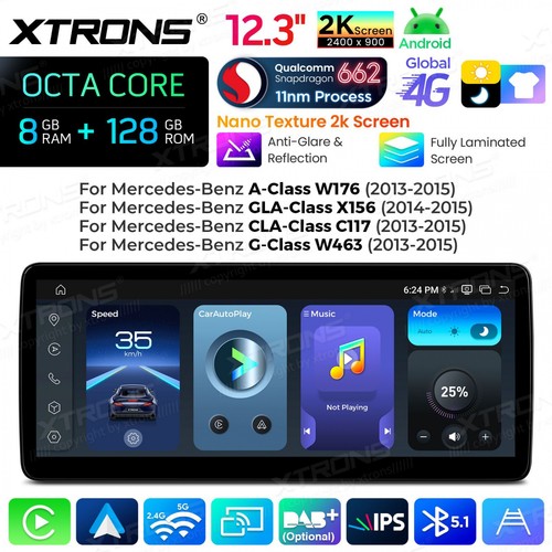 Android Multimedia Player Xtrons für Mercedes-Benz A/CLA/GLA/G-Class 8/128 GB - Bild 1 von 19