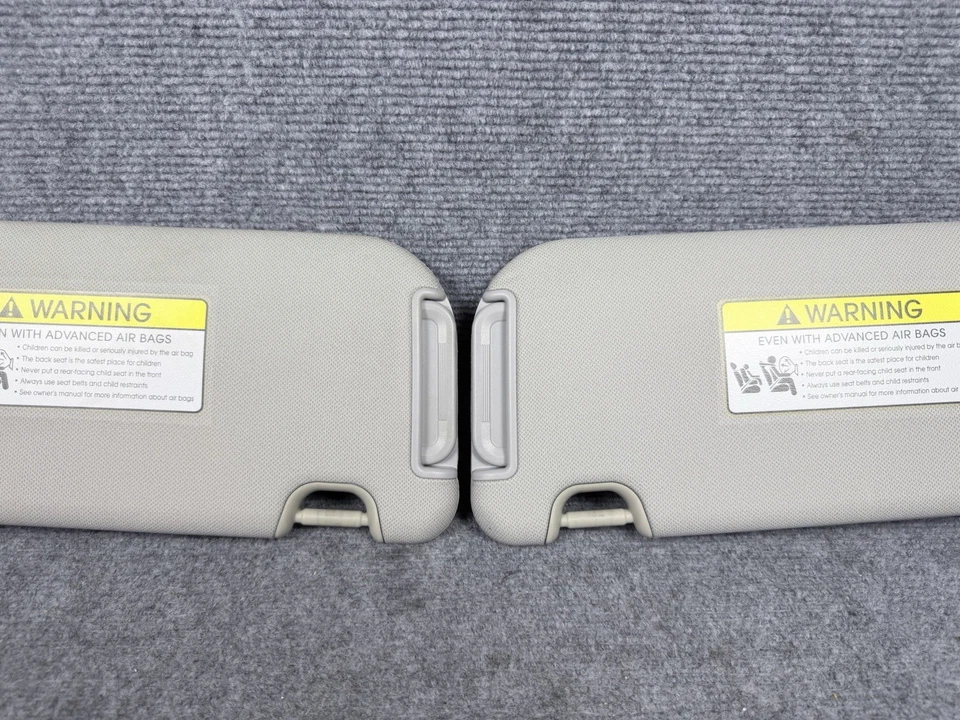 Conjunto de para-sol Hyundai Elantra GT 2013-2017 par LH RH motorista passageiro cinza fabricante de equipamento original - Imagem 3 de 4