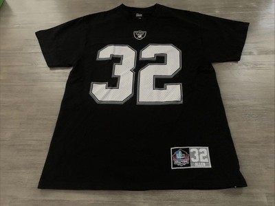 Majestic LA Raiders Sz Large Marcus Allen Hall of Fame Basic Football T Shirt