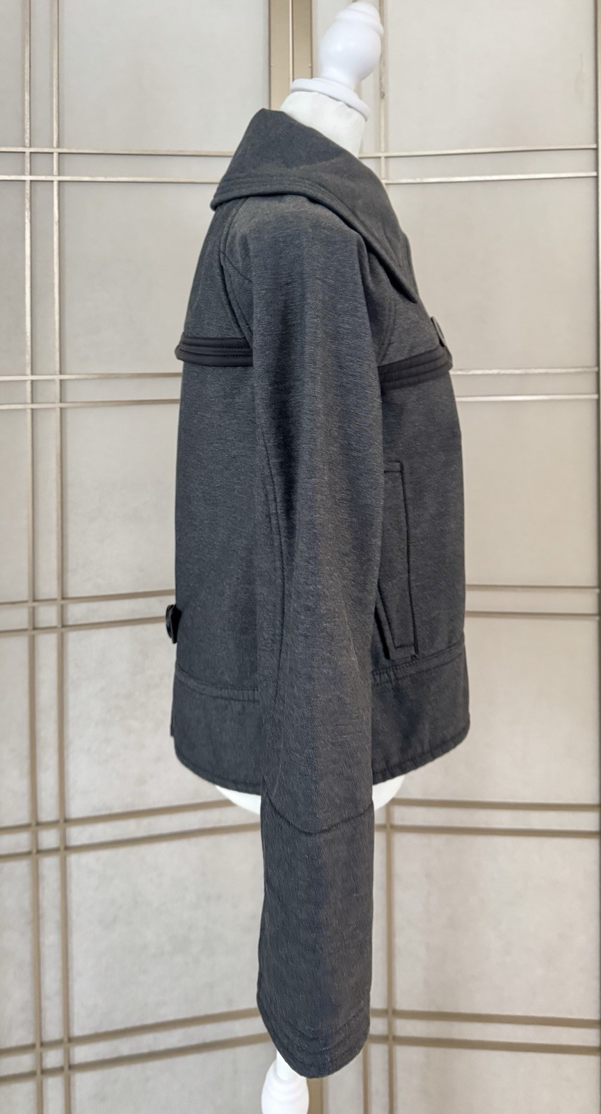 Lululemon Coco Softshell Jacket Gray Black Croppe… - image 7