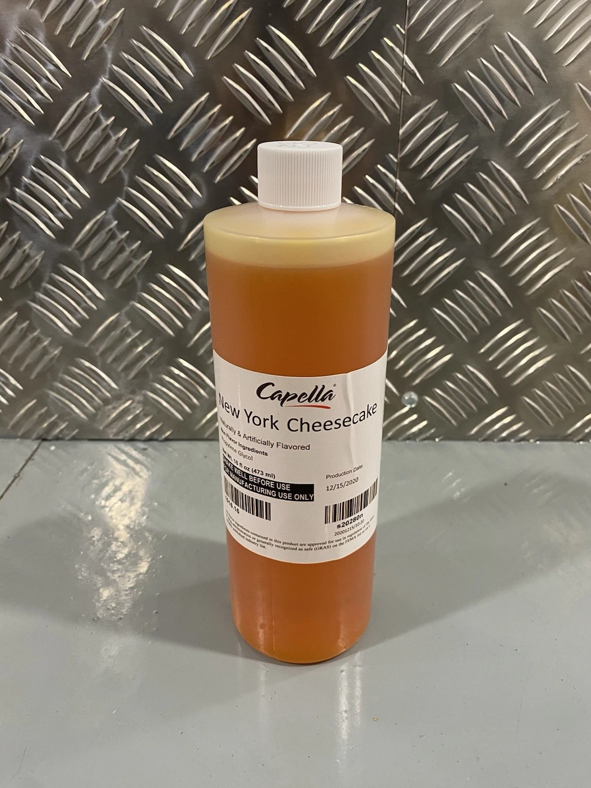 Capella New York Cheesecake Flavour 16oz 473ml Production Date 15/12/2020