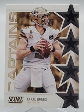 2019 SCORE DREW BREES CAPTAINS FOOTBALL CARD SAINTS NFL C-2 panini