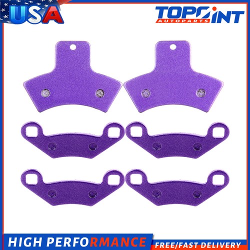 For 1999-2004 Polaris Trail Blazer 250 Carbon Fiber Brake Pads Front & Rear - Picture 5 of 5
