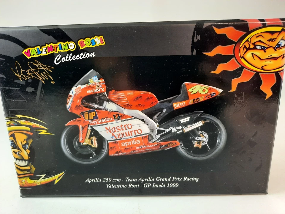 MINICHAMPS Aprilia 250 #46 Valentino Rossi Gp Imola 1999 1/12 122990096 - Bild 2 von 4