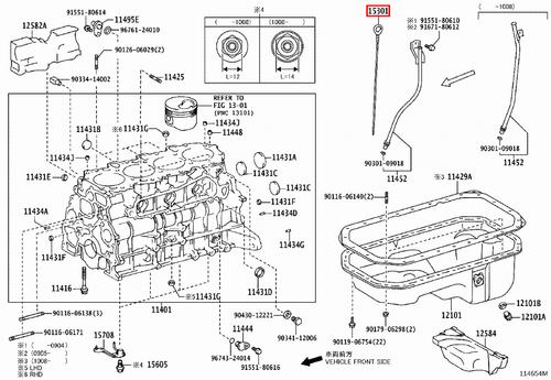 Genuine Prado KZJ95 KZJ90 KZJ120 1KZ Engine Oil Level Dipstick - Picture 15 of 20