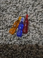 Sylvanian Families Calico Critters -3 Purple, Red, and Orange Soda Bottles