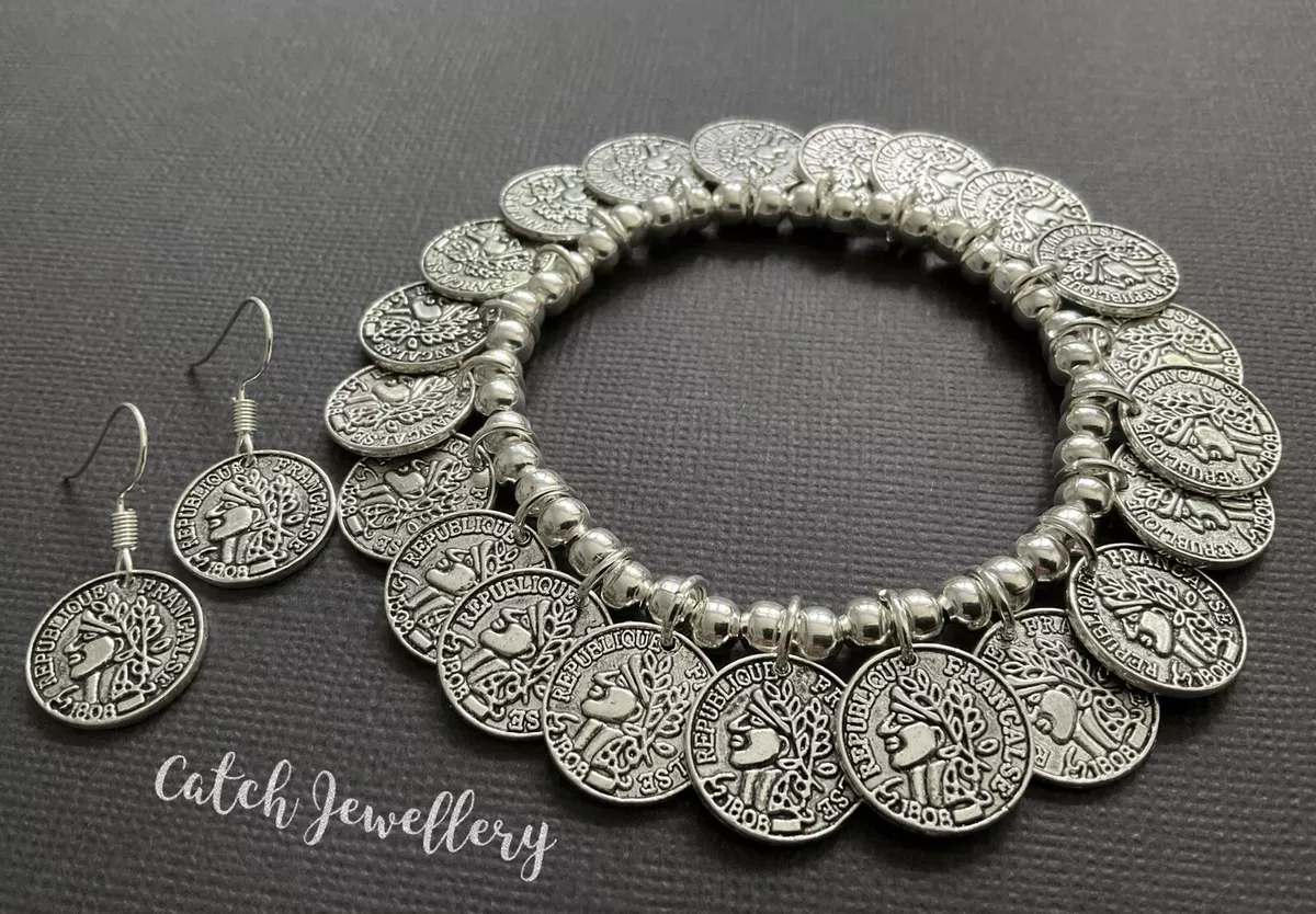 Silver shop coin jewellery